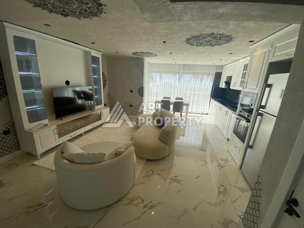 Вилла 3+1 с видом на море и крепость Аланьи, 175 м² - Ракурс 24