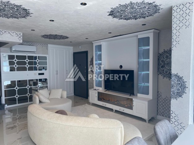 Вилла 3+1 с видом на море и крепость Аланьи, 175 м² - Ракурс 25