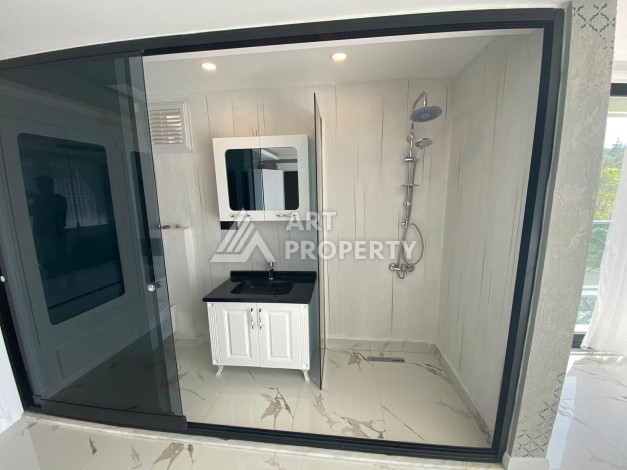 Вилла 3+1 с видом на море и крепость Аланьи, 175 м² - Ракурс 30
