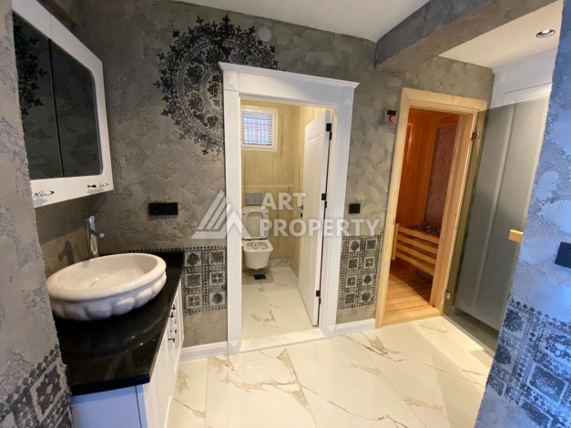 Вилла 3+1 с видом на море и крепость Аланьи, 175 м² - Ракурс 48