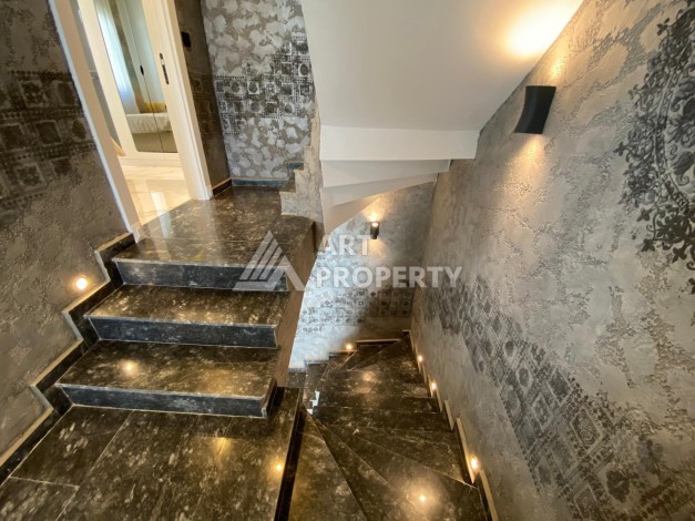 Вилла 3+1 с видом на море и крепость Аланьи, 175 м² - Ракурс 59