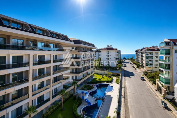 Квартира 1+1 в 200 м до моря. Кестель, Алания - Ракурс 0