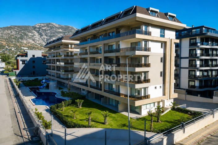 Квартира 1+1 в 200 м до моря. Кестель, Алания - Ракурс 36