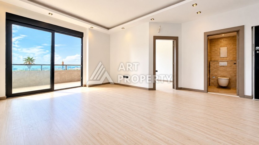 Квартира 1+1 с видом на море и город, 58 м² - Ракурс 2