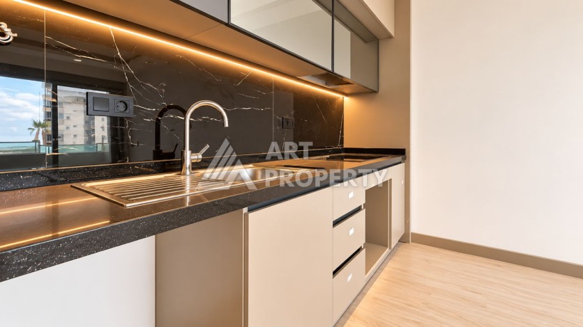 Квартира 1+1 с видом на море и город, 58 м² - Ракурс 6