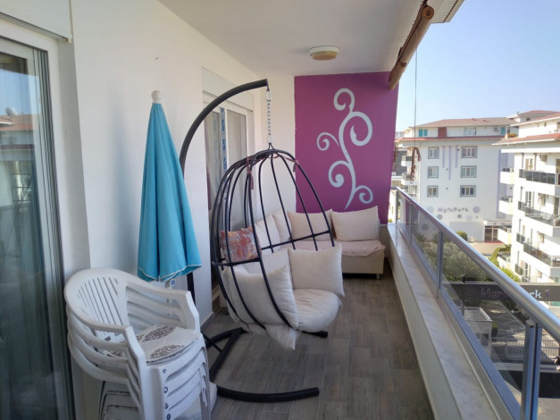 Пентхаус 2+1 в хорошем комплексе в 250 метрах от моря в Кестель, 125 м2 - Ракурс 21