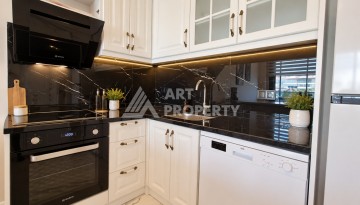 Квартира 2+1 с потрясающей панорамой на море и крепость Аланьи - Ракурс 11