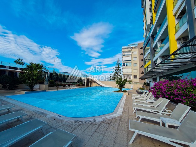Квартира 1+1 - 65 м² на первой береговой линии в Махмутларе - Ракурс 14