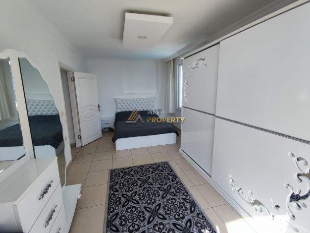 Полностью меблированная квартира 2+1 с видом на море в районе Кестель, 110 м2 - Ракурс 6