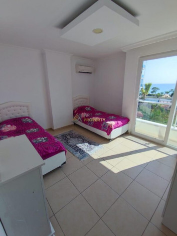 Полностью меблированная квартира 2+1 с видом на море в районе Кестель, 110 м2 - Ракурс 12