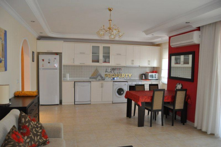 Просторная светлая квартира 2+1 с мебелью и видом на Торосские горы в Махмутларе, 100 м2 - Ракурс 9