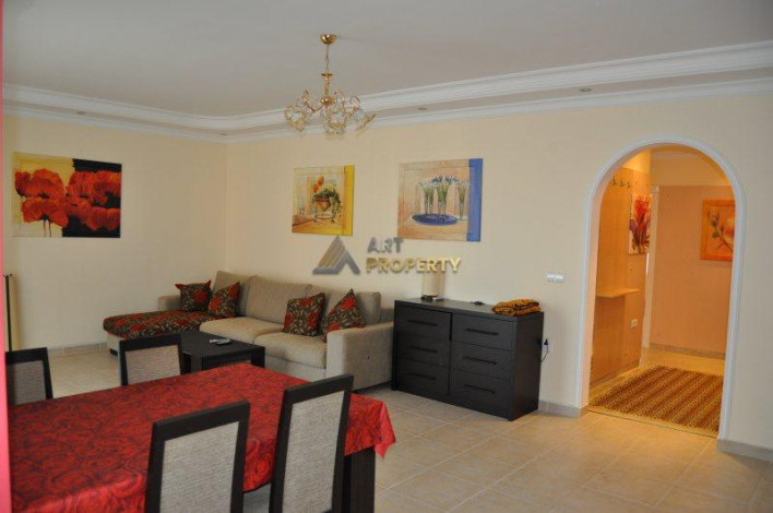 Просторная светлая квартира 2+1 с мебелью и видом на Торосские горы в Махмутларе, 100 м2 - Ракурс 11