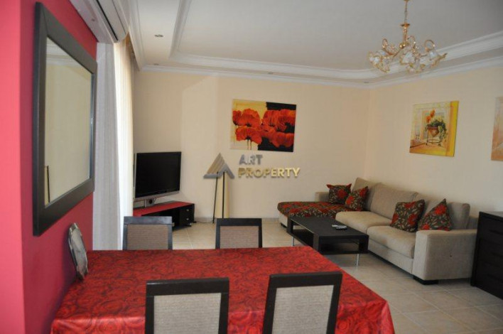 Просторная светлая квартира 2+1 с мебелью и видом на Торосские горы в Махмутларе, 100 м2 - Ракурс 12