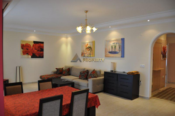 Просторная светлая квартира 2+1 с мебелью и видом на Торосские горы в Махмутларе, 100 м2 - Ракурс 13