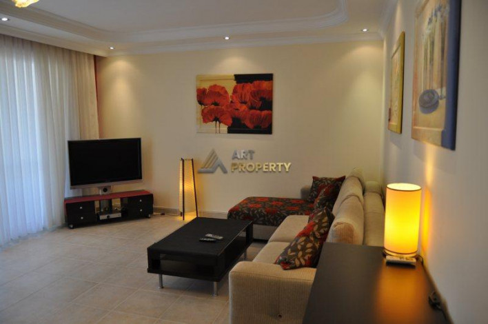 Просторная светлая квартира 2+1 с мебелью и видом на Торосские горы в Махмутларе, 100 м2 - Ракурс 15