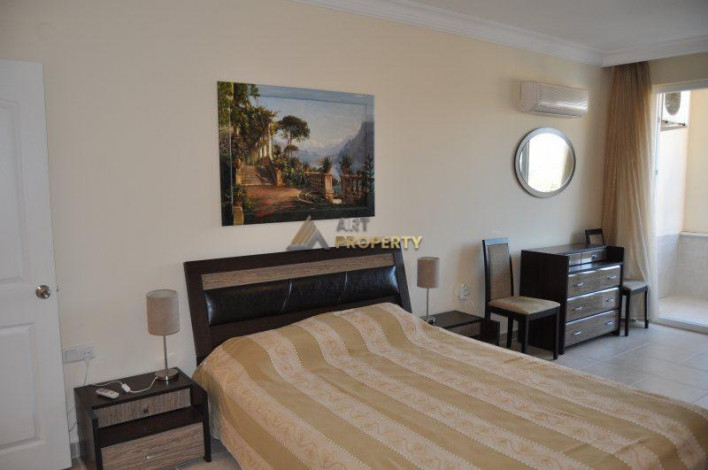 Просторная светлая квартира 2+1 с мебелью и видом на Торосские горы в Махмутларе, 100 м2 - Ракурс 24