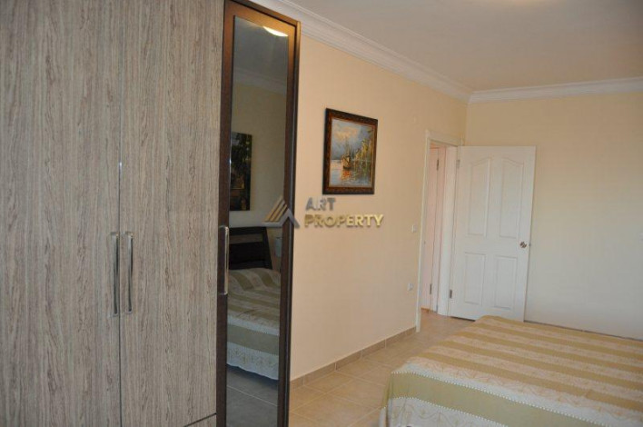 Просторная светлая квартира 2+1 с мебелью и видом на Торосские горы в Махмутларе, 100 м2 - Ракурс 28