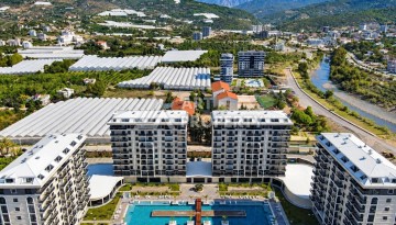 Квартира 1+1 в ЖК премиум-класса, 46 м². Демирташ, Алания - Ракурс 3