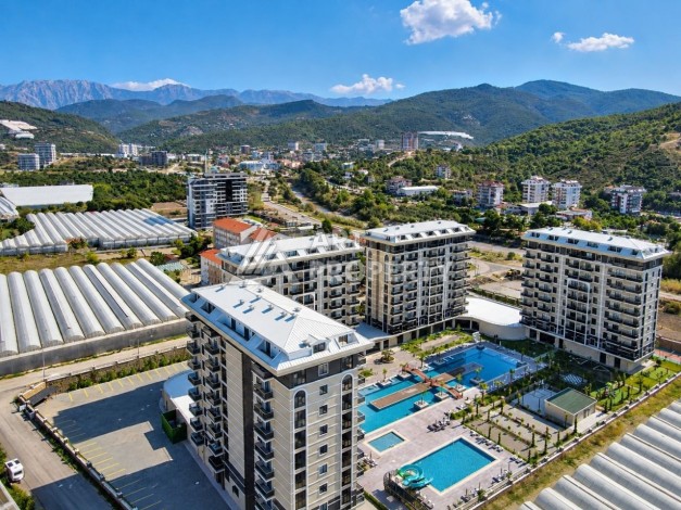 Квартира 1+1 в ЖК премиум-класса, 46 м². Демирташ, Алания - Ракурс 47