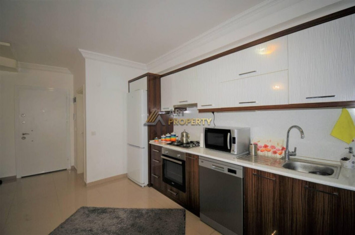 Меблированный дуплекс 2+1 в 250 метрах от моря в районе Кестель, 120 м2 - Ракурс 9