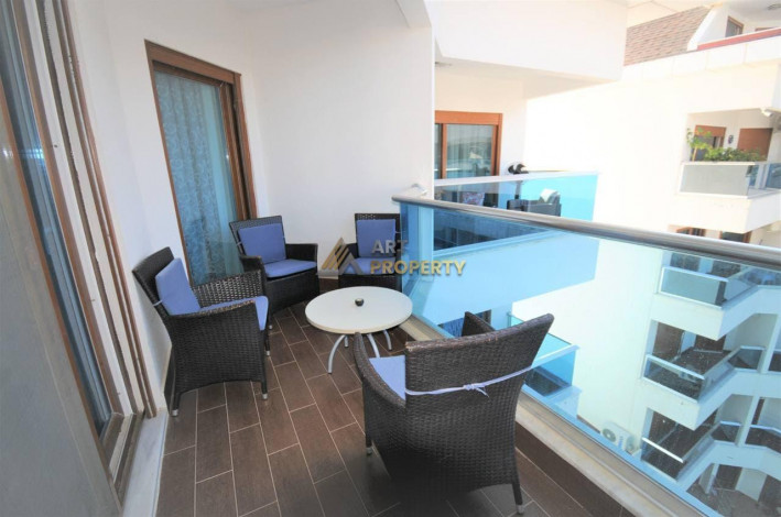 Меблированный дуплекс 2+1 в 250 метрах от моря в районе Кестель, 120 м2 - Ракурс 20