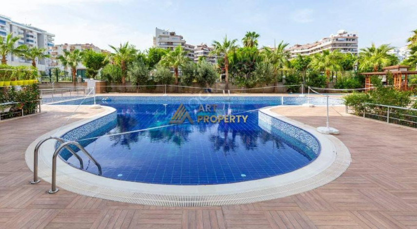 Меблированный дуплекс 2+1 в 250 метрах от моря в районе Кестель, 120 м2 - Ракурс 22