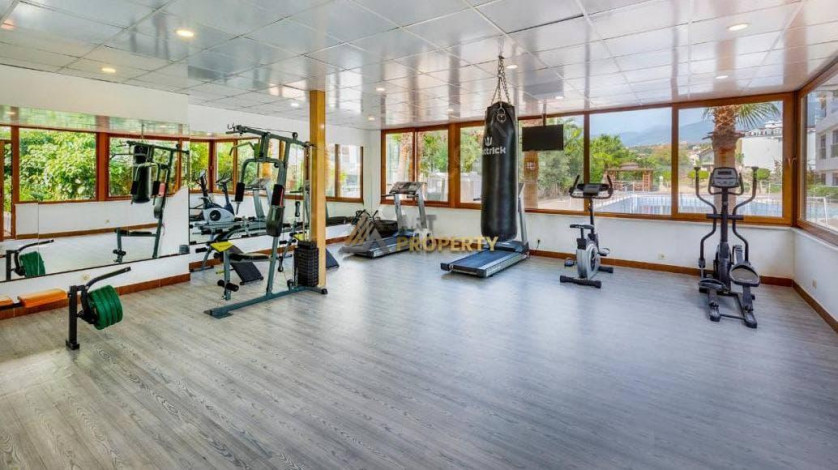 Меблированный дуплекс 2+1 в 250 метрах от моря в районе Кестель, 120 м2 - Ракурс 23