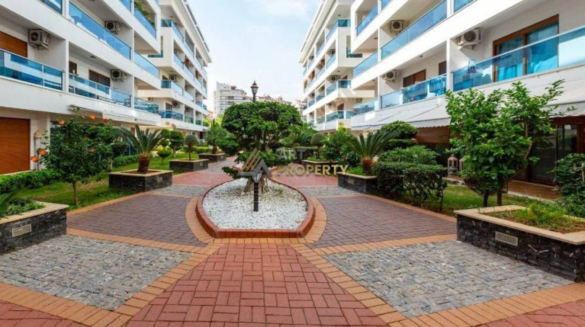 Меблированный дуплекс 2+1 в 250 метрах от моря в районе Кестель, 120 м2 - Ракурс 26