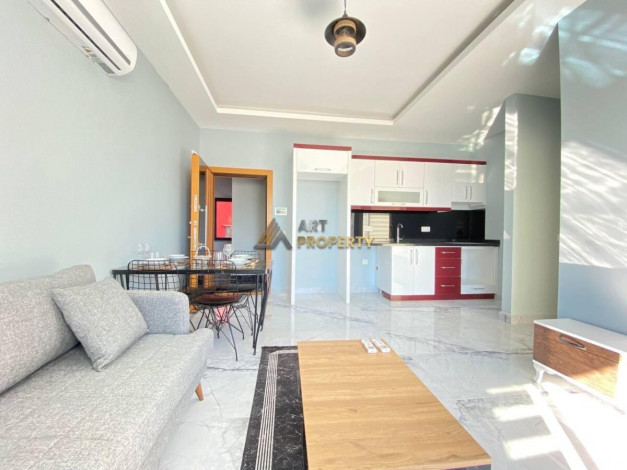 Меблированная двухкомнатная квартира в комплексе с инфраструктурой в Махмутларе, 48 м2 - Ракурс 4