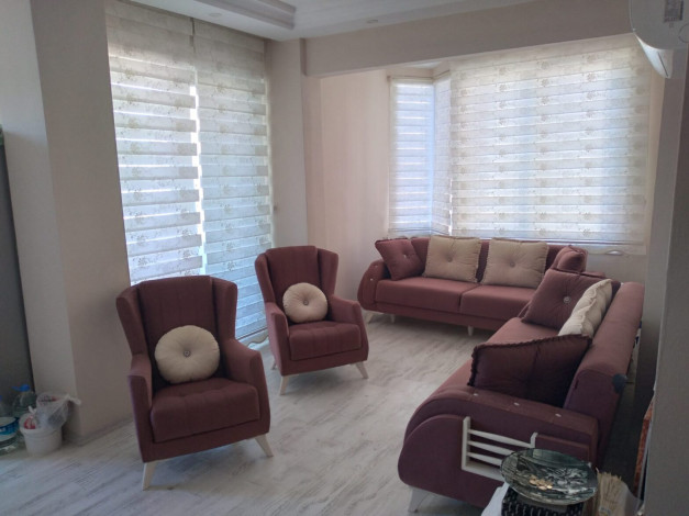 Меблированная двухкомнатная квартира в 150 метрах от моря в районе Махмутлар, 60 м2 - Ракурс 7