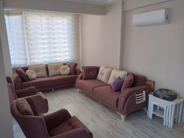 Меблированная двухкомнатная квартира в 150 метрах от моря в районе Махмутлар, 60 м2 - Ракурс 11