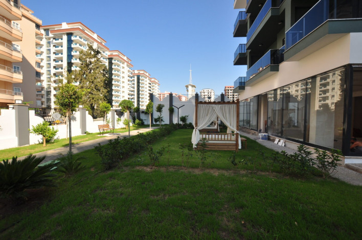 Двухкомнатная квартира в комплексе c инфраструктурой 5-ти звездочного отеля в Махмутларе, 50м2 - Ракурс 18