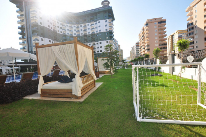 Двухкомнатная квартира в комплексе c инфраструктурой 5-ти звездочного отеля в Махмутларе, 50м2 - Ракурс 19