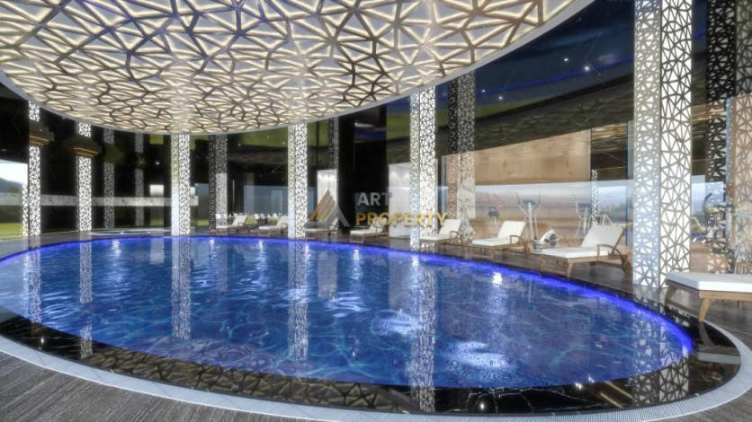 Двухкомнатная квартира в комплексе c инфраструктурой уровня отеля 5 звезд в районе Махмутлар, 55 м2 - Ракурс 7