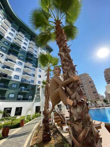 Двухкомнатная квартира в комплексе c инфраструктурой уровня отеля 5 звезд в районе Махмутлар, 55 м2 - Ракурс 22