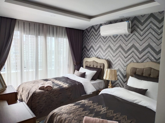 Полностью меблированный современный пентхаус 2+1 в новом комплексе в районе Махмутлар, 95 м2 - Ракурс 13