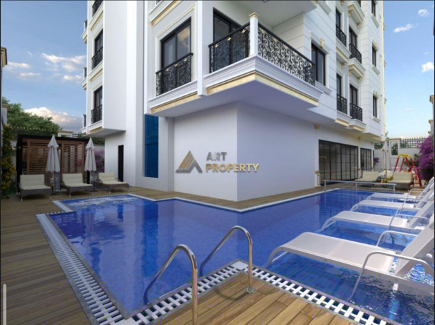 Новый жилой комплекс с хорошей инфраструктурой в Махмутлар, от 55 м2 до 150 м2 - Ракурс 3