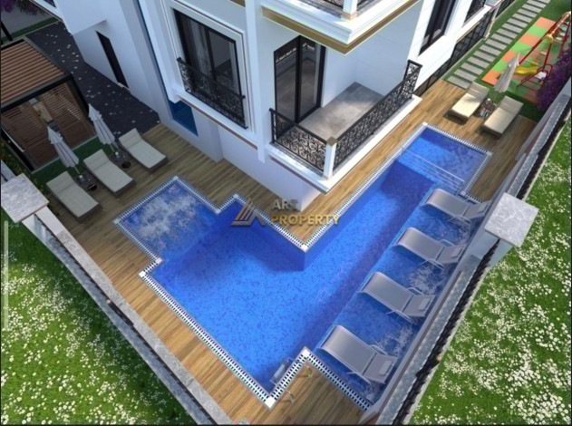 Новый жилой комплекс с хорошей инфраструктурой в Махмутлар, от 55 м2 до 150 м2 - Ракурс 8