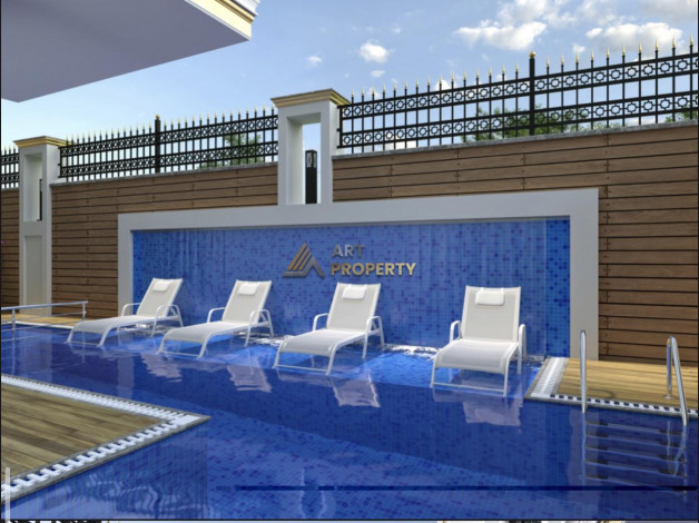 Новый жилой комплекс с хорошей инфраструктурой в Махмутлар, от 55 м2 до 150 м2 - Ракурс 14