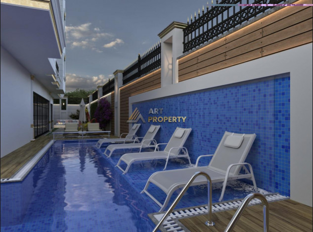 Новый жилой комплекс с хорошей инфраструктурой в Махмутлар, от 55 м2 до 150 м2 - Ракурс 15