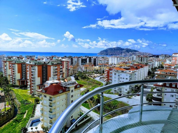 Двухуровневая квартира 2+1 с мебелью и видом на море в районе Джикчилли, 120 м2 - Ракурс 31