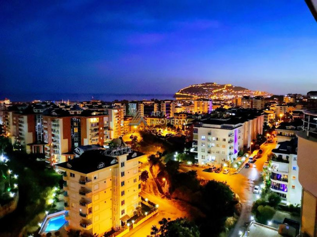 Двухуровневая квартира 2+1 с мебелью и видом на море в районе Джикчилли, 120 м2 - Ракурс 32