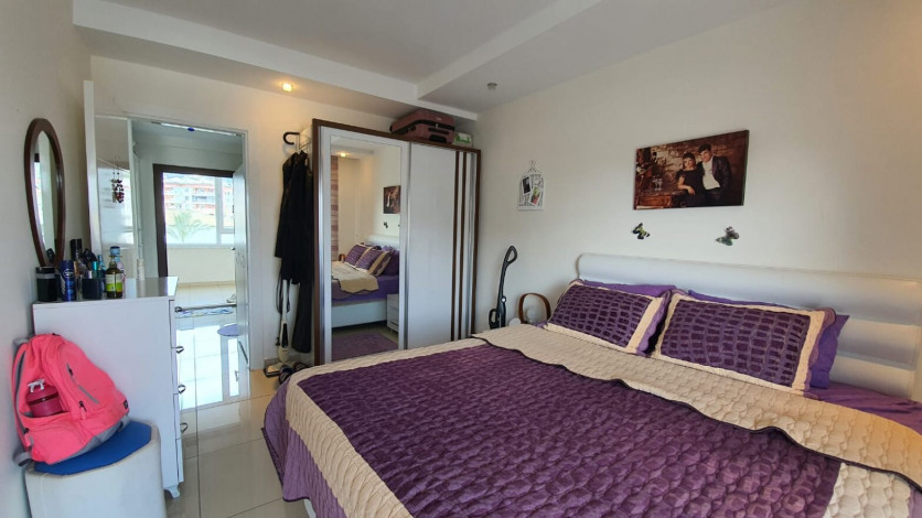 В районе Джикджили продаются двухкомнатные апартаменты с частичным видом на море, 60м2 - Ракурс 9