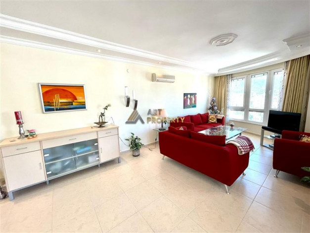 Меблированный дуплекс 3+1 с видом на горы и море в районе Тосмур, 130 м2 - Ракурс 7