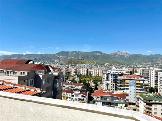 Меблированный дуплекс 3+1 с видом на горы и море в районе Тосмур, 130 м2 - Ракурс 10