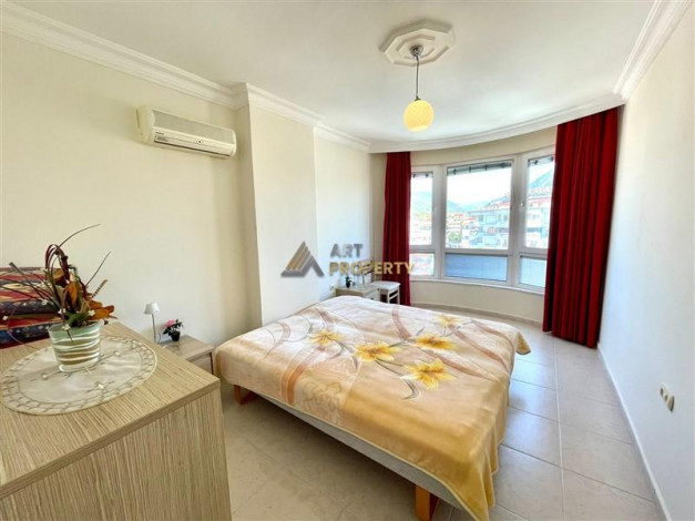 Меблированный дуплекс 3+1 с видом на горы и море в районе Тосмур, 130 м2 - Ракурс 19