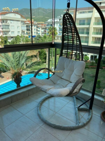 Квартира 2+1 с новой мебелью в комплексе с развитой инфраструктурой в районе Оба, 120 м2 - Ракурс 3