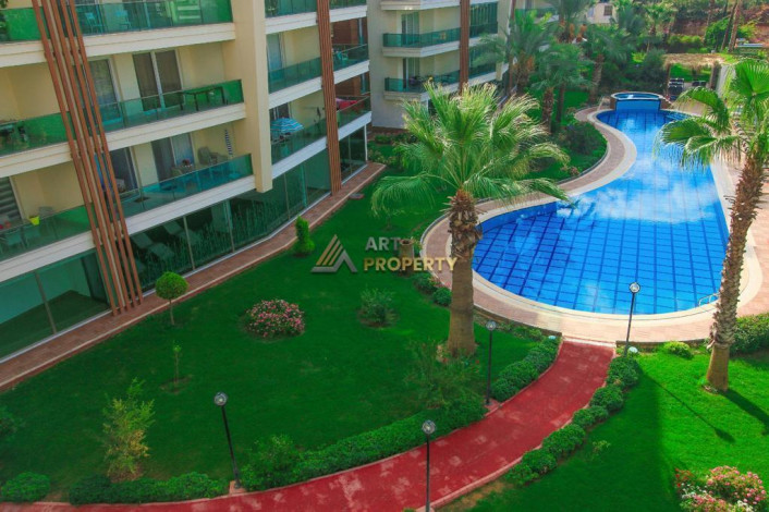 Квартира 2+1 с новой мебелью в комплексе с развитой инфраструктурой в районе Оба, 120 м2 - Ракурс 12