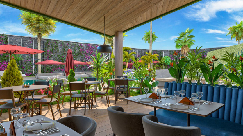 Наша гордость! Проект премиум класса Nordic Art на этапе строительства в районе Каргыджак на первой линии моря, 68-181 м2 - Ракурс 9