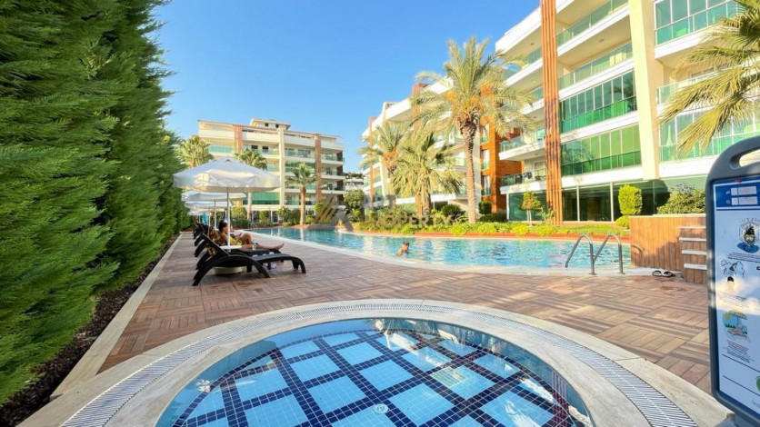 Квартира 2+1 с новой мебелью в комплексе с развитой инфраструктурой в районе Оба, 120 м2 - Ракурс 28